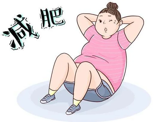 减肥卡通:远期的健康代价(cost later)